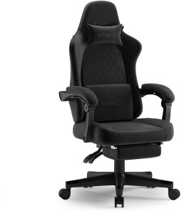 Fotel SENSE7 DEVON alcantara black + kabel usb 2