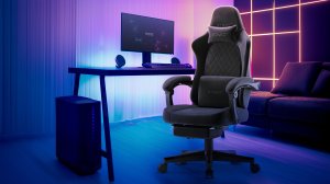 Fotel SENSE7 DEVON alcantara black + kabel usb 5