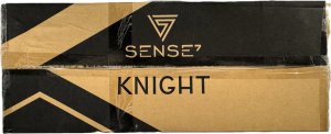 Fotel SENSE7 Knight - skórzany, czarny + kabel usb 10