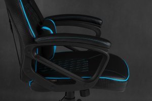 Fotel SENSE7 Knight czarno-niebieski + kabel usb 3