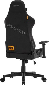 Fotel SENSE7 Spellcaster materiałowy Senshi Edition czarny + kabel usb 6