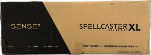 Fotel SENSE7 Spellcaster FUKU XL PU czarny + kabel usb 10