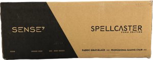 Fotel SENSE7 Spellcaster FUKU materiałowy czarno-szary + kabel usb 13