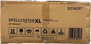 Fotel SENSE7 Spellcaster FUKU XL PU czarno-szary + kabel usb 12