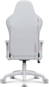 Fotel SENSE7 Spellcaster FUKU PU biało-różowy + kabel usb 7
