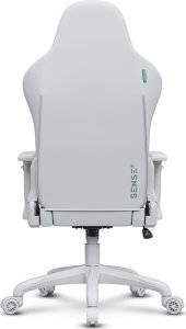 Fotel SENSE7 Spellcaster FUKU PU biało-zielony + kabel usb 7