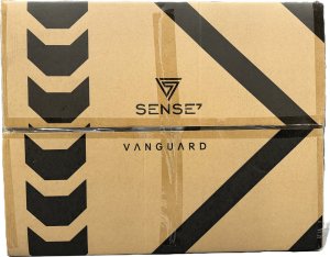 Fotel SENSE7 materiałowy Vanguard czarny + kabel usb 19