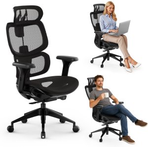 Krzesło biurowe SENSE7 NOBU black + kabel usb 12