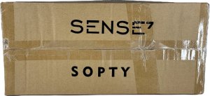 Krzesło biurowe SENSE7 Sopty Czarne + kabel usb 18