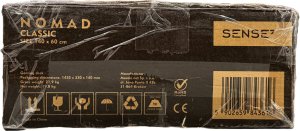 Biurko SENSE7 Nomad Classic Czarne 140x60 cm + kabel usb 17