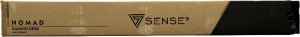 Biurko SENSE7 Nomad Basic Czarne 120 cmx60 cm 120x60 cm + kabel usb 5