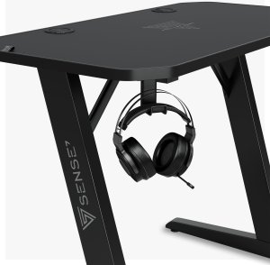 Biurko SENSE7 gamingowe Nomad Classic Czarne 120x60 cm + kabel usb 13