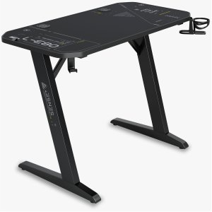 Biurko SENSE7 gamingowe Nomad Cybernetic Czarne 120x60 cm + kabel usb 2