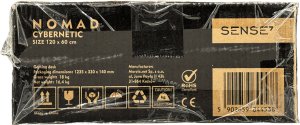 Biurko SENSE7 gamingowe Nomad Cybernetic Czarne 120x60 cm + kabel usb 5
