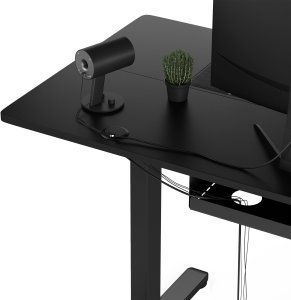 Biurko SENSE7 elektryczne Nojo 120x60 cm Black + kabel usb 12