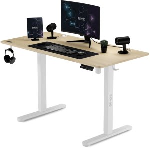 Biurko SENSE7 elektryczne Nojo 120x60 White Pine + kabel usb 7
