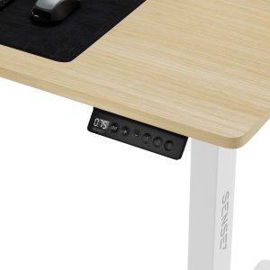 Biurko SENSE7 elektryczne Nojo 120x60 White Pine + kabel usb 8