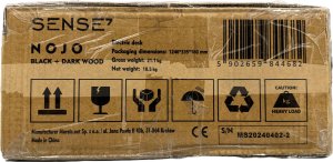 Biurko SENSE7 elektryczne Nojo 120x60 Black Oak + kabel usb 15