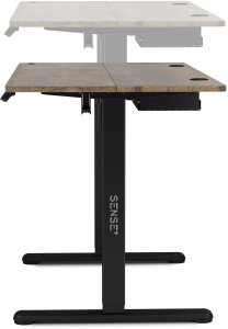 Biurko SENSE7 elektryczne Nojo 120x60 Black Oak + kabel usb 9