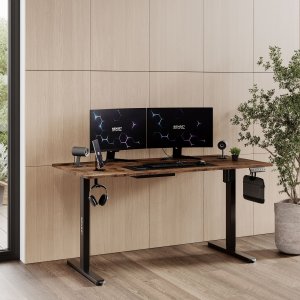 Biurko SENSE7 Nojo Wenge 140 cmx70 cm Black Oak + kabel usb 4