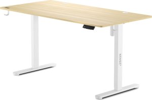 Biurko SENSE7 Nojo Sosna 140 cmx70 cm White Pine + kabel usb 5