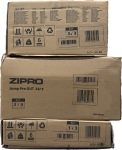 Trampolina ogrodowa Zipro Jump Pro z siatką zewnętrzną 14FT 435cm + Mata Celnościowa 11