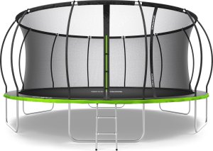 Trampolina ogrodowa Zipro Jump Pro Premium z siatką wewnętrzną 16FT 496cm + Mata Celnościowa 2
