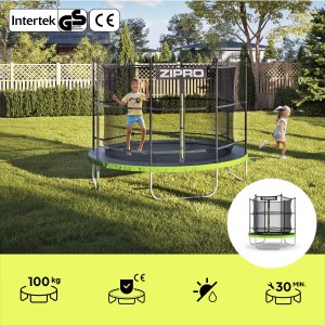 Trampolina ogrodowa Zipro Jump Pro z siatką wewnętrzną 6FT 183cm + Mata Celnościowa 3