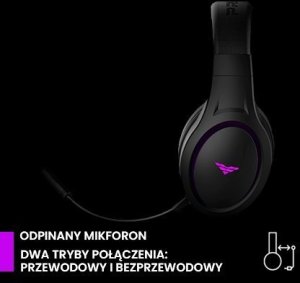Słuchawki PREYON Słuchawki PREYON Hurricane Fly Czarne (PHF40B) + Podkładka Falcon Speed XXL (PFS120) 3