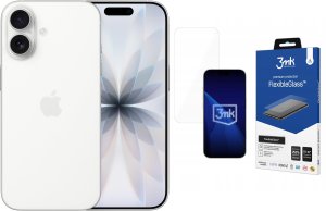 Smartfon Apple iPhone 17 8/256GB Biały (MG6K4HX-A) + FlexibleGlass 2