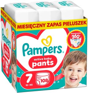 Pampers Pieluchomajtki Active Baby 7 15+ kg 108 szt. x2 3