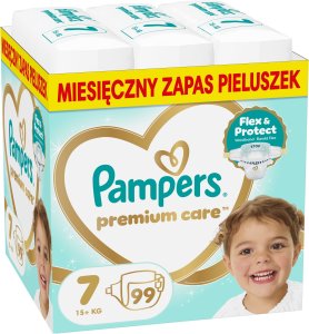 Pampers Pieluchy Premium Care 7, 15+ kg, 99 szt. x2 2