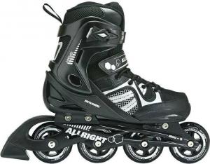 Rolki Allright Dynamic rekreacyjne regulowane czarne r. 40-43 2