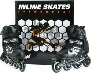 Rolki Allright Dynamic rekreacyjne regulowane czarne r. 40-43 3