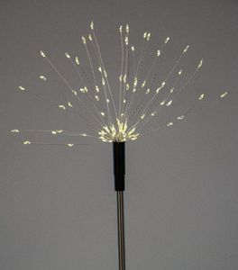 Saska Garden Lampa solarna dmuchawiec Firework 90LED Inox 12