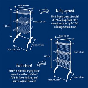 Suszarka na pranie Leifheit Comfort Tower 420 3