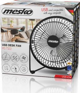 Wentylator USB Mesko Stołowy MS7322 (MS 7322) 2