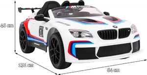 Joko Pojazd BMW M6 GT SAMOCHÓD auto na akumulator PILOT 2
