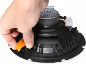 Audac AUDAC CENA812/B SpringFit™ 8" ceiling speaker Black version - 8Ω and 100V 5