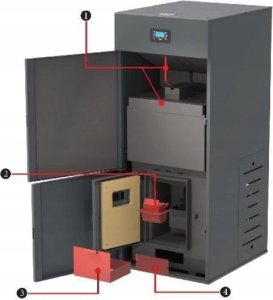 Ferroli BIOPELLET* PRO18 KOC PELET, PŁASZCZ WOD 25