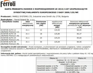 Ferroli BIOPELLET* PRO18 KOC PELET, PŁASZCZ WOD 31