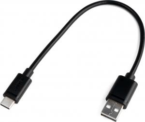 Kabel USB Unitek USB-A - USB-C 0.25 m Czarny (Y-C480BK) 3