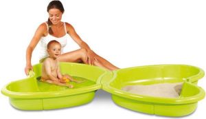 Smoby Piaskownica Motylek 2w1 168x111,5 cm (310143) 2