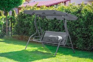 Funfit Huśtawka ogrodowa "Relax" dla 3 osób 7