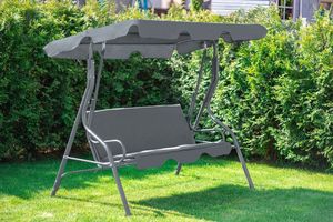 Funfit Huśtawka ogrodowa "Relax" dla 3 osób 9