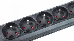 Listwa zasilająca Montis MT030 przeciwprzepięciowa 5 gniazd 3 m czarna (MT030-3) 4