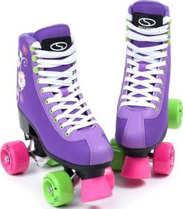 SMJ sport Wrotki rekreacyjne DE006 fioletowe r. 36 3