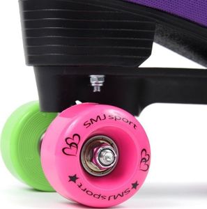 SMJ sport Wrotki rekreacyjne DE006 fioletowe r. 36 8