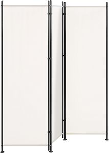Shumee 3-panelowy parawan pokojowy 160 x 170 cm biały NARNI 2
