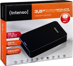 Dysk zewnętrzny HDD Intenso Memory Center 8TB Czarny (6031516) 2